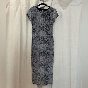 Elegant Snake Print Dress